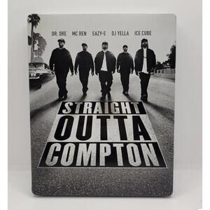 STRAIGHT OUTTA COMPTON (Blu-Ray, 2015) Limited Edition Steelbook